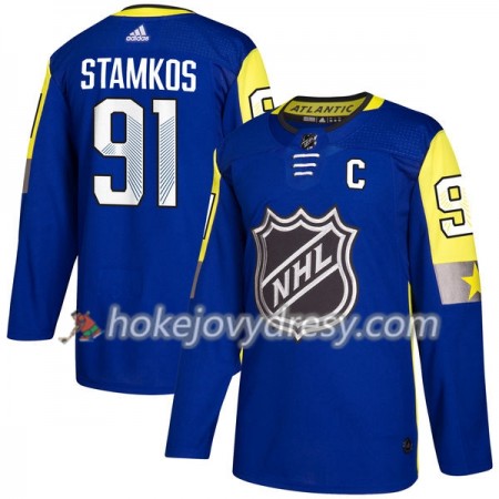 Pánské Hokejový Dres Tampa Bay Lightning Steven Stamkos 91 2018 NHL All-Star Atlantic Division Adidas Royal Authentic